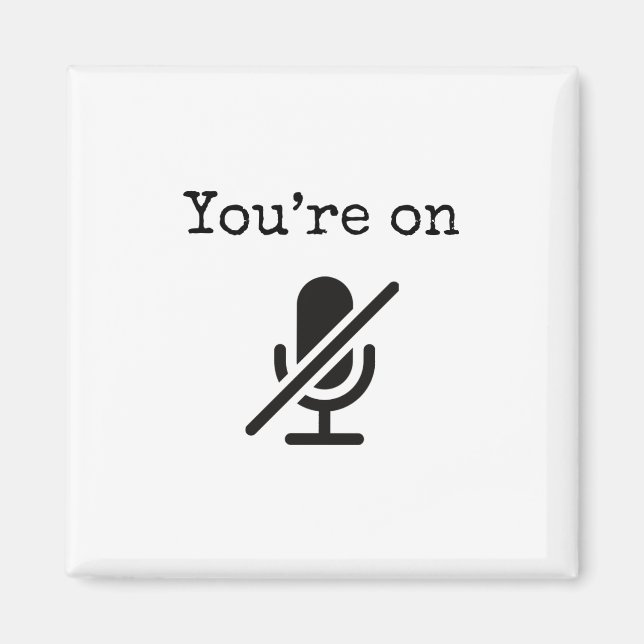 Vous êtes sur Mute Funny Magnet (Devant)