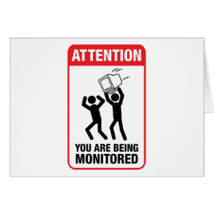 Vous êtes surveillés - humour de bureau