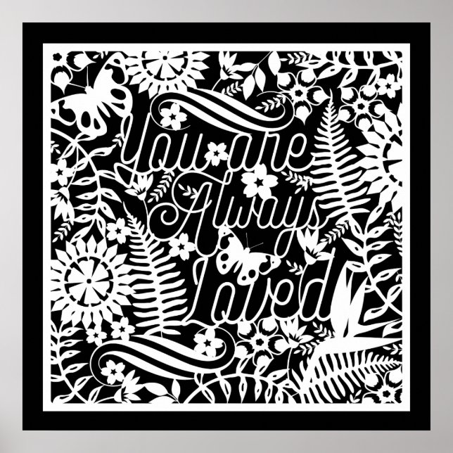 Vous êtes toujours adoré Poster style coupe papier (Devant)