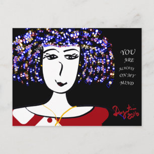 VOUS ÊTES TOUJOURS DANS MON ESPRIT - CARTE POSTALE