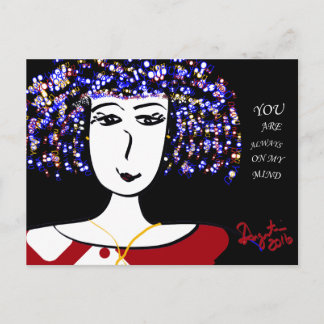 VOUS ÊTES TOUJOURS DANS MON ESPRIT - CARTE POSTALE