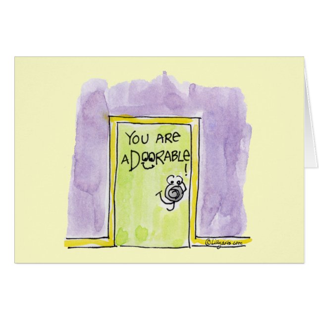 Vous êtes un dessin animéDOORable (Devant horizontal)