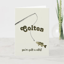 Vous êtes un Poisson d'Amour Carte de la Saint-Val