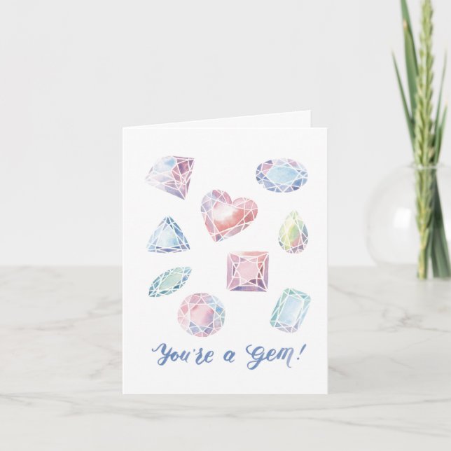 Vous Êtes Une Carte D'Amitié Gem (Devant)