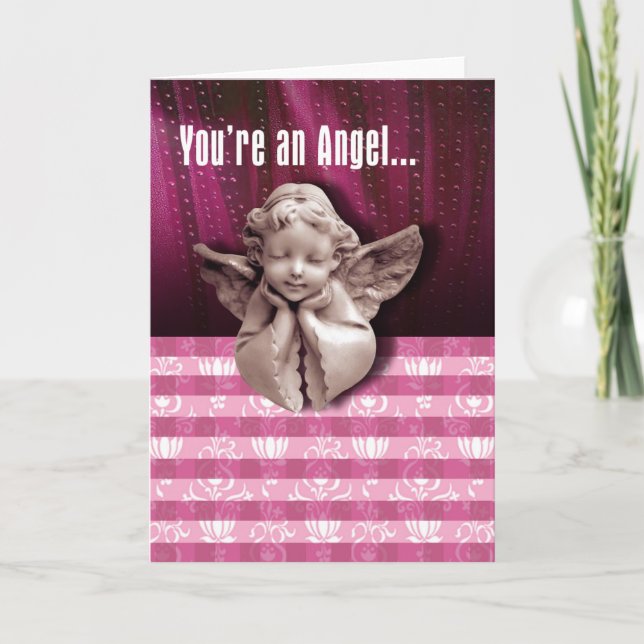 Vous êtes une carte de voeux d'ange (Devant)