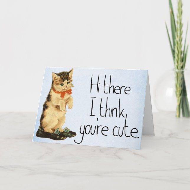 Vous êtes une carte de voeux mignonne (Devant)