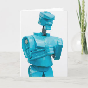 Vous êtes une carte de vœux robot knock-out
