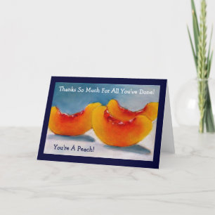 VOUS ÊTES UNE PEACH : Carte de remerciements
