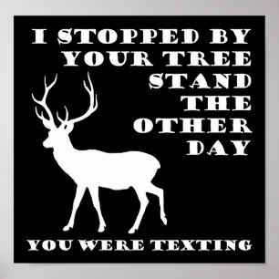 Vous Étiez En Train De Texter Affiche De Chasse Dr