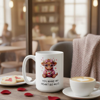 Vous faites battre mon cœur comme un vache Mug drô