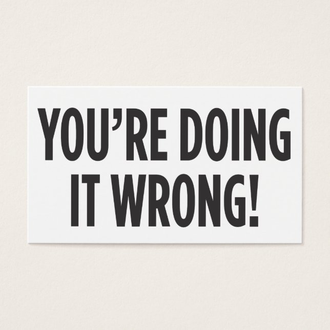 Vous faites le mal (Devant)