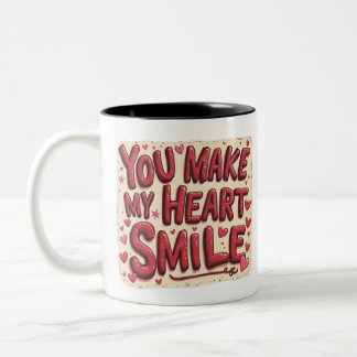 Vous faites mon coeur sourire - mignonne Mug de Sa