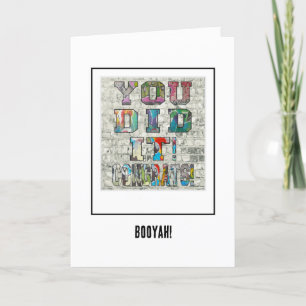 Vous L'Avez Fait Félicitations Carte De Voeux