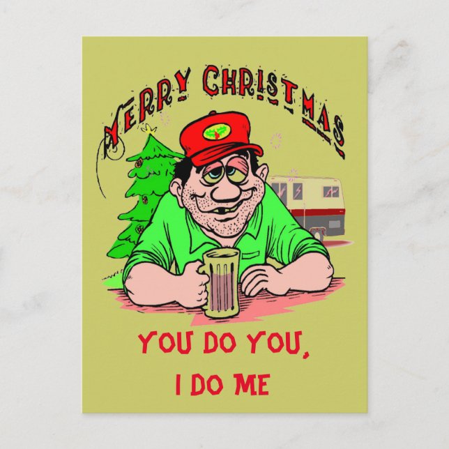 Vous Le Faites, Je Le Fais, Carte Postale De Noël (Devant)