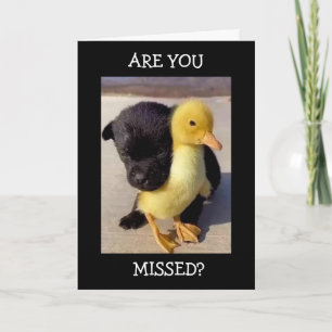 VOUS MANQUEZ CHAQUE MINUTE, HEURE ET JOUR ! CARTE