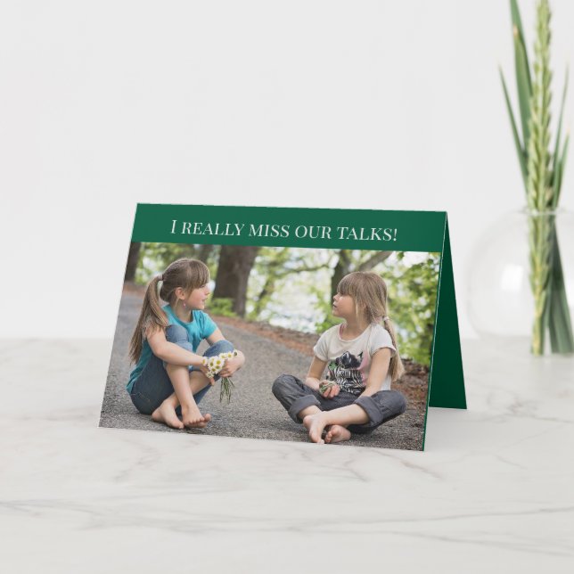 VOUS MANQUEZ ET PLUS DE CARTE D'AMITIÉ (Devant)