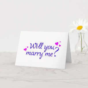 **VOUS MARIEZ "MOI" (JE VOUS AIME) CARTE