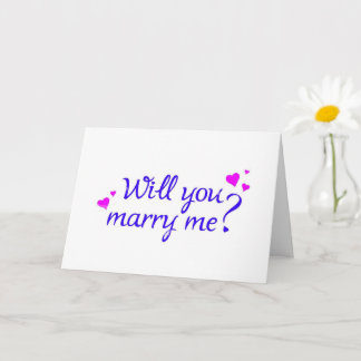 **VOUS MARIEZ "MOI" (JE VOUS AIME) CARTE
