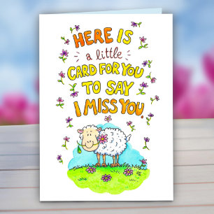 Vous me manquez Carte de voeux