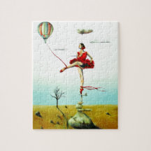 Vous m'élevez vers le haut du puzzle de ballerine