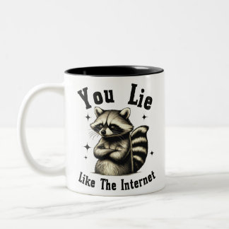 Vous mentez Comme Internet - Drôle Café Mug
