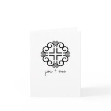 Vous + Moi | Carte inspirée Hmong