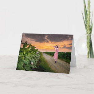 Vous ne marcherez jamais seule Carte d'Halloween