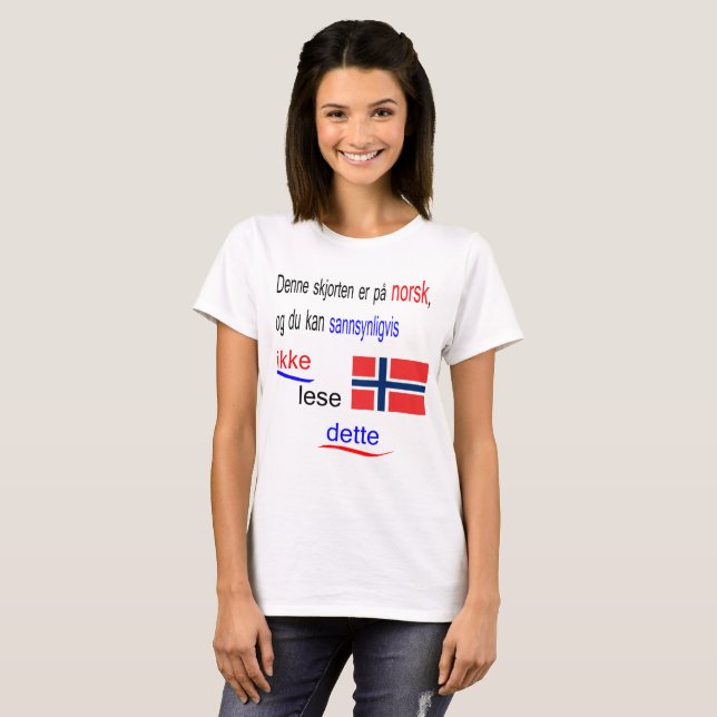 Vous ne pouvez pas lire probablement ce T-shirt (Devant entier)