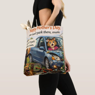 Vous ne pouvez pas vous garer ici, maman. Sac four