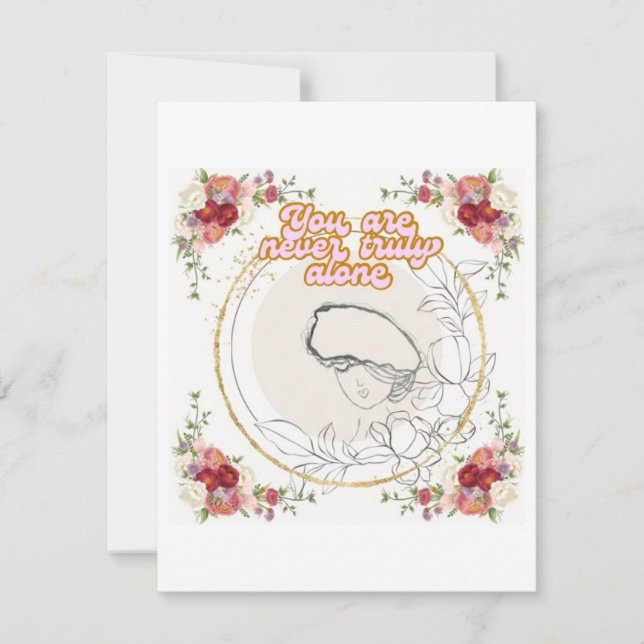 Vous N'Êtes Jamais Vraiment Une Seule Carte Plat (Devant)