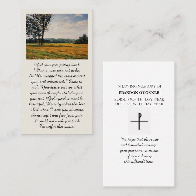 Vous N'Êtes Pas La Seule Carte De Sympathie (Devant / Derrière)