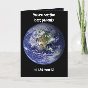 Vous n'êtes pas les meilleurs parents. Carte