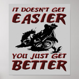 Vous Obtenez Meilleur Motocross Affiche Signe Moto
