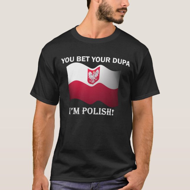 "Vous pariez votre dupa que je suis" T-shirt foncé (Devant)
