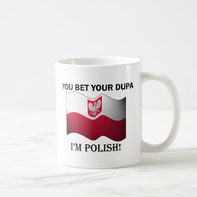"Vous pariez votre dupa que je suis" tasse de café (Droite)