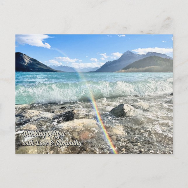 Vous Pensant Amour Sympathie Carte Postale Paysage (Devant)