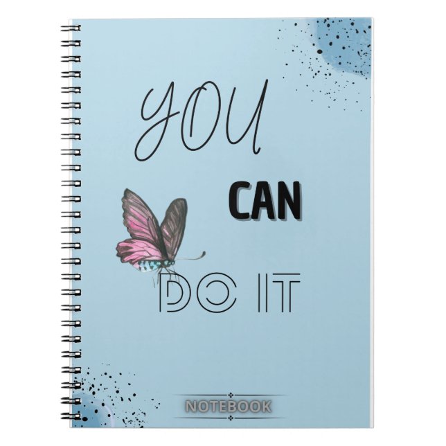 VOUS POUVEZ LE FAIRE - Carnet de motivation papill (Devant)