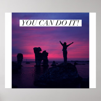Vous pouvez le faire ! - Poster Motivation