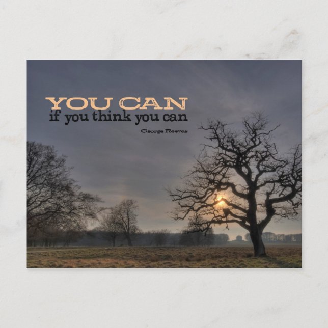 Vous Pouvez Motiver Carte Postale (Devant)