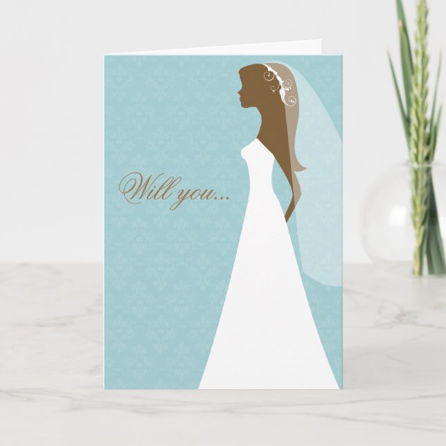 Vous serez ma carte de demoiselle d'honneur (Devant)