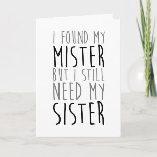 vous serez ma carte de demoiselle d'honneur