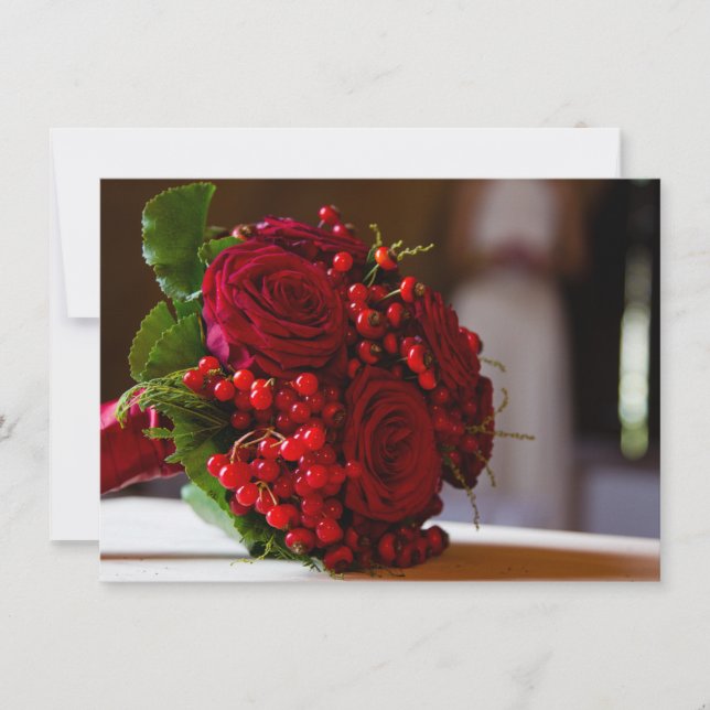 Vous serez mon invitation de bouquet de demoiselle (Devant)