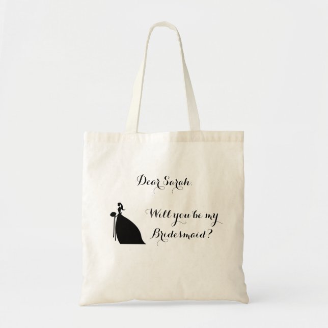 Vous serez mon sac de demoiselle d'honneur (Devant)