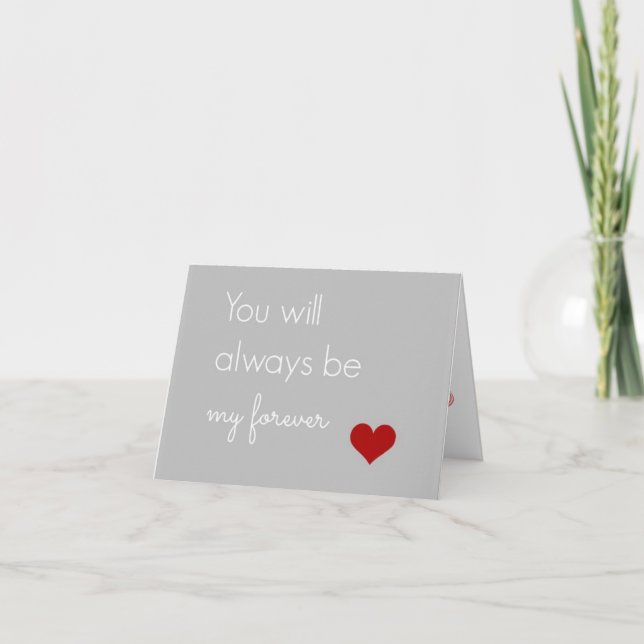 **VOUS SEREZ TOUJOURS MA CARTE ANNIVERSAIRE** (Devant)