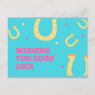 Vous souhaitant la carte postale de bonne chance