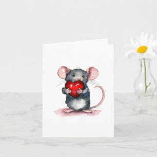 Vous Tenez Ma Carte De Voeux Coeur