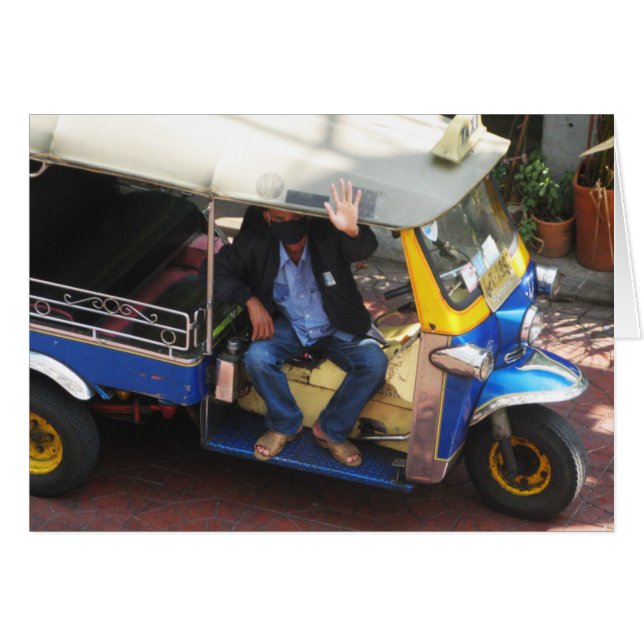 Vous voulez TAXI TUK-TUK ? Carte (Devant horizontal)