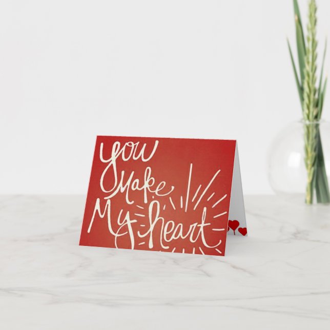 VOUS "VOUS ME MARIEZ" VOUS AIMEZ TANT DE CARTE DE  (Devant)