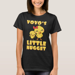 Vovo's Little Nugget Chicken Lover Grandfather Fat T-Shirt