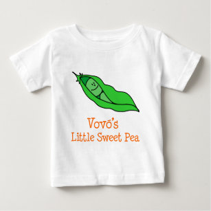 Vovo's Little Sweet Pea Baby T-Shirt
